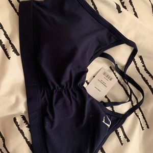 Gymshark Ruched Training Sports Bra - Navy